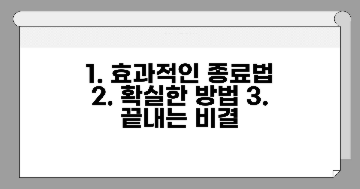 효력 있는 종료 방법
