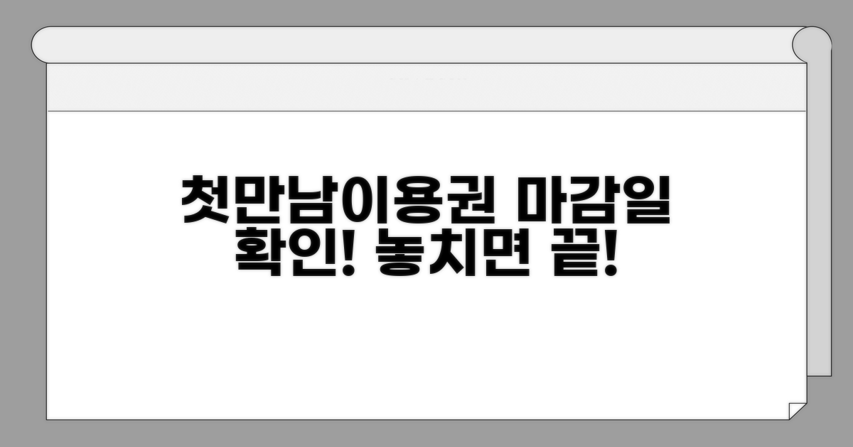 첫만남이용권 사용기한, 언제까지?