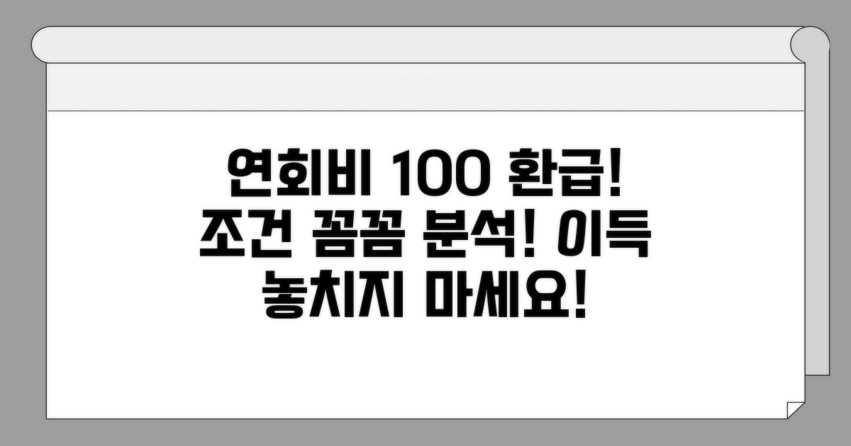 연회비 환급 조건 완벽 분석