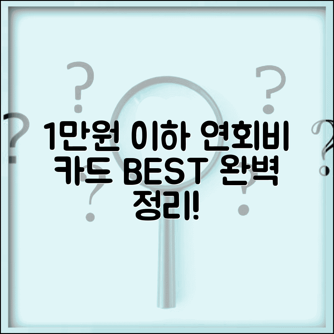 연회비 1만원 이하 카드 | 저렴한 연회비 카드 완벽정리