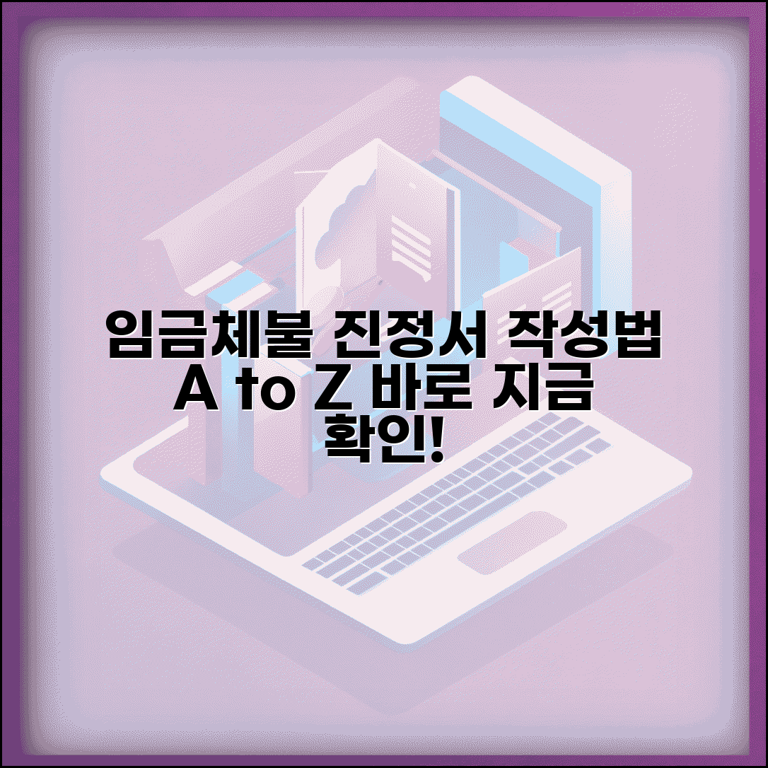임금체불 진정서 작성 | 체불임금 진정서 작성법과 증빙 서류 준비