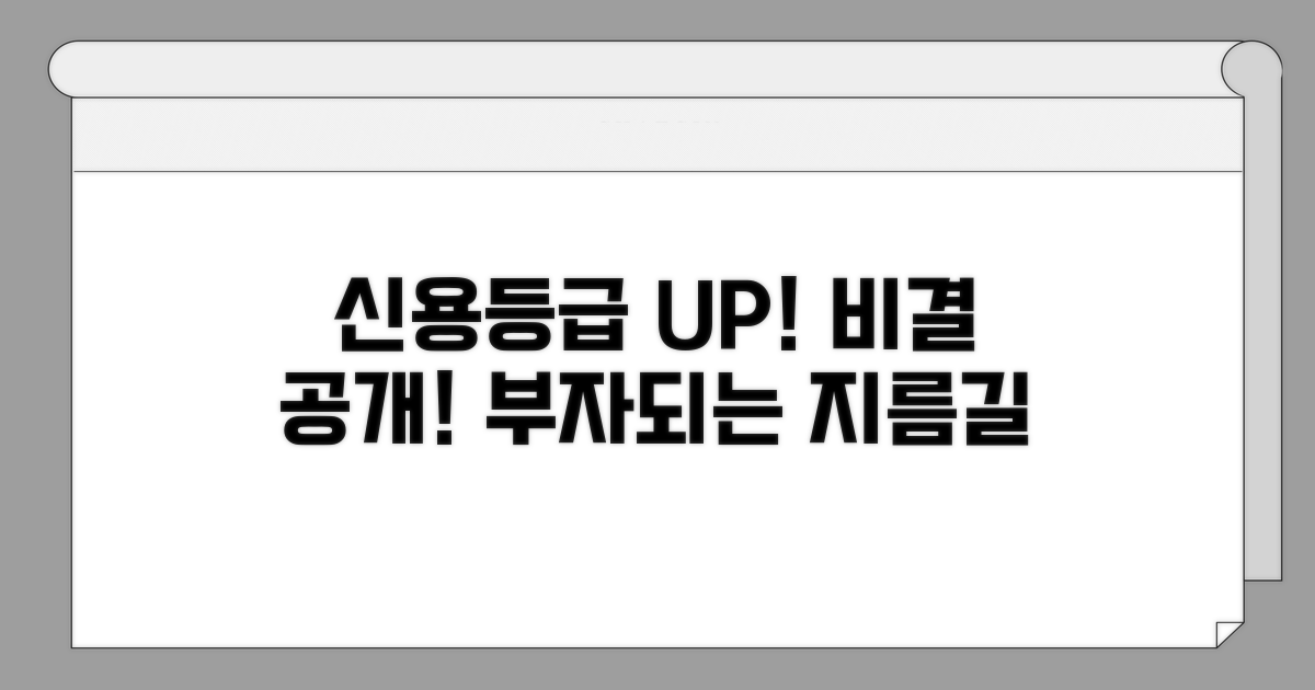 내 신용등급, 더 높이는 비결