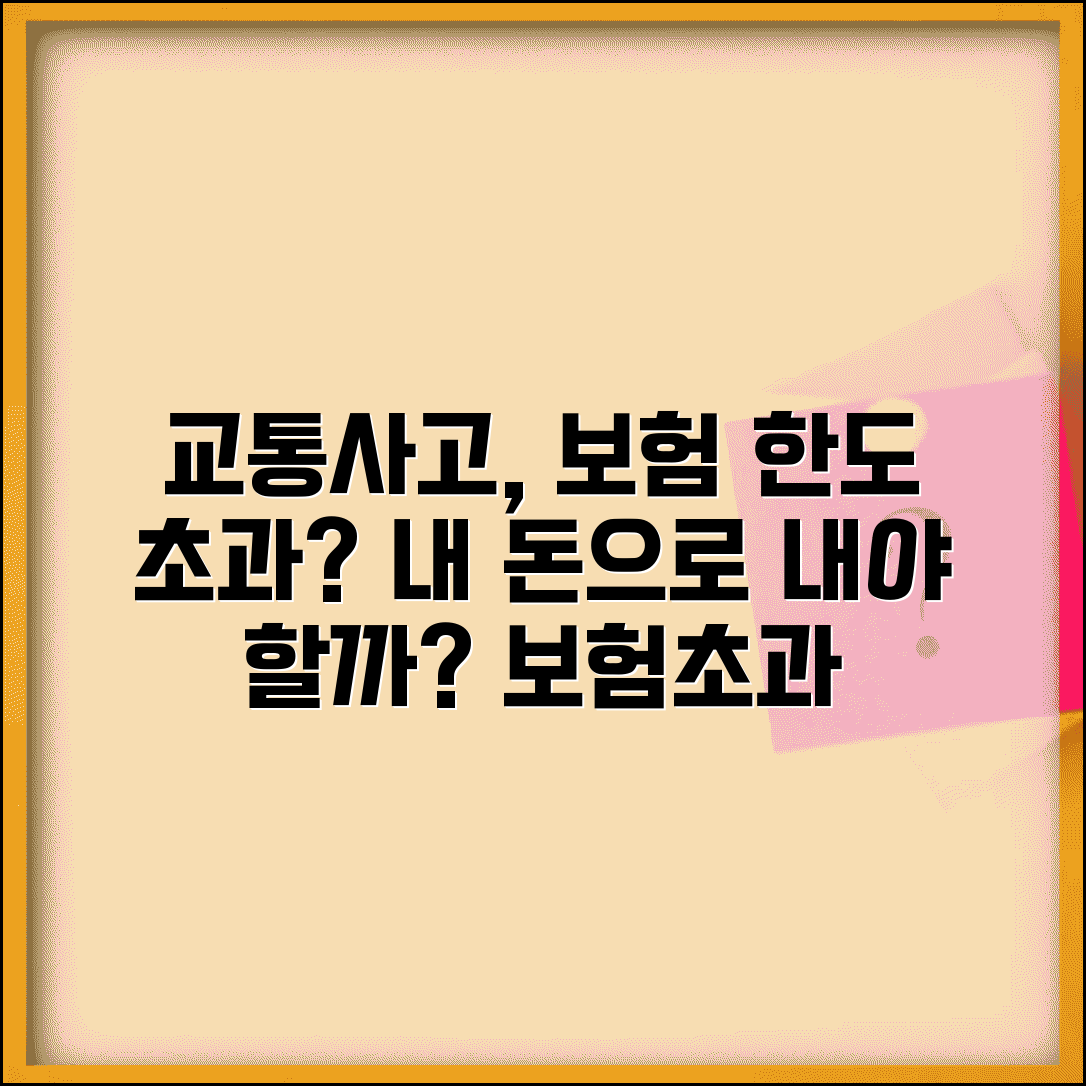 교통사고 보상한도 초과 | 보험 한도 초과 배상시 개인 부담과 대처 방법