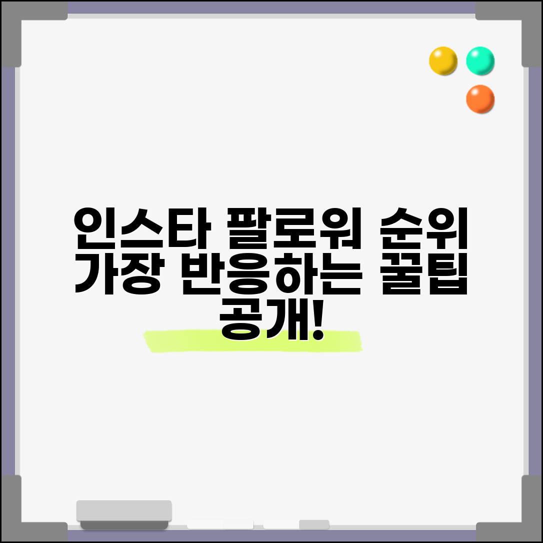 인스타 팔로워 순위 확인 방법 | 내 게시물에 가장 많이 반응하는 팔로워 분석하는 도구