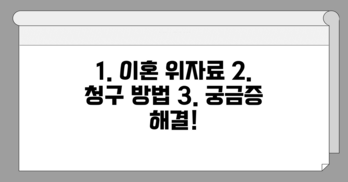 위자료 청구, 어떻게 해야 할까?