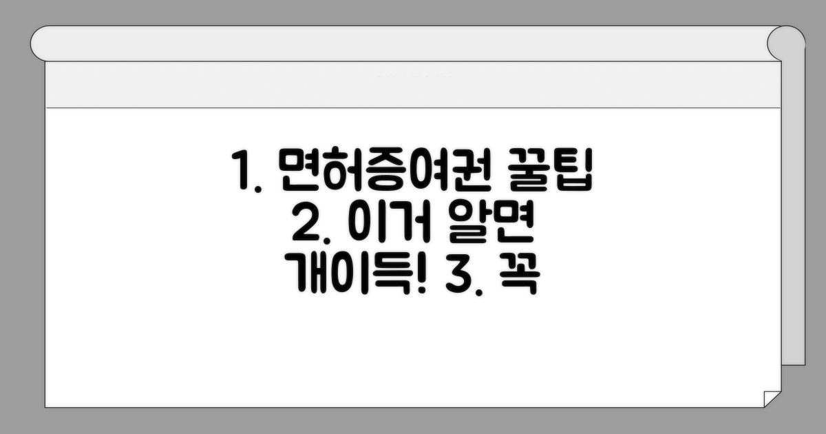 운전면허증, 여권 활용 꿀팁