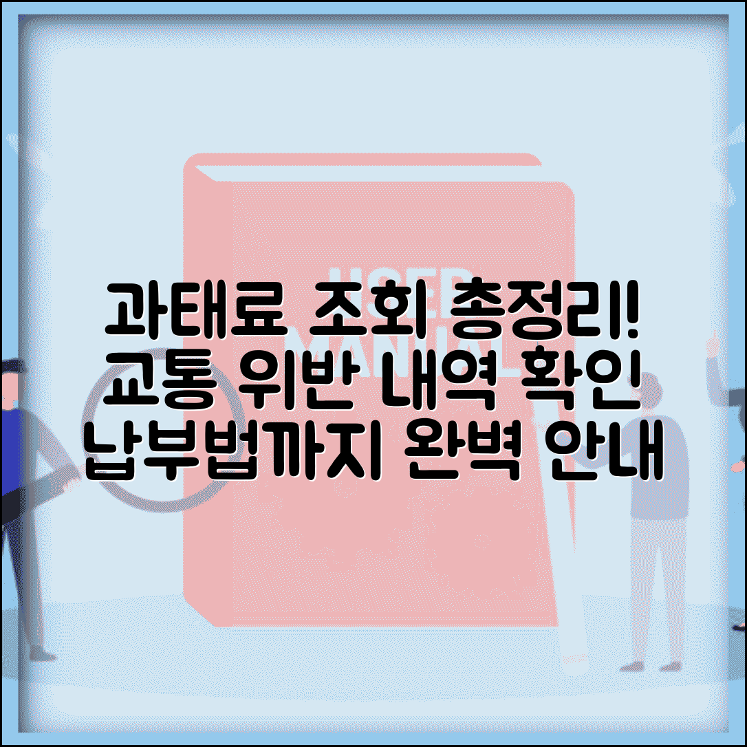 과태료 납부 조회 교통위반 확인 | 과태료 납부 내역 완벽 조회법