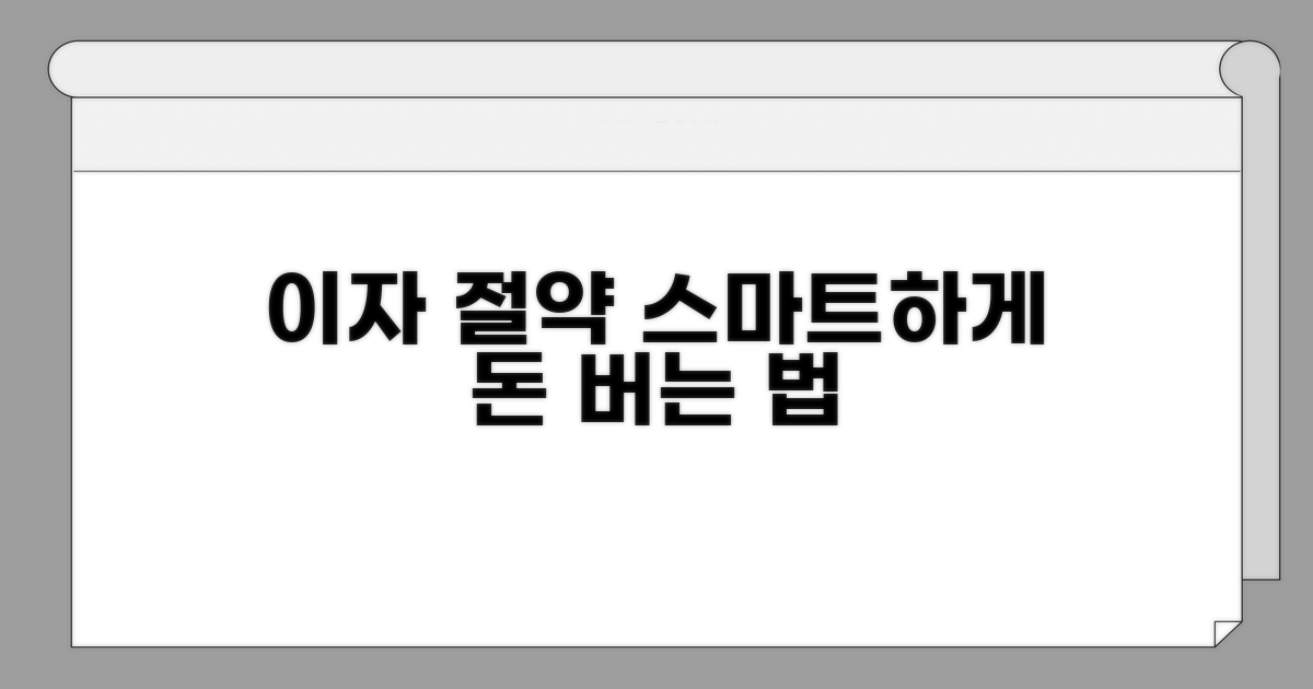 이자 절약하는 스마트 활용법