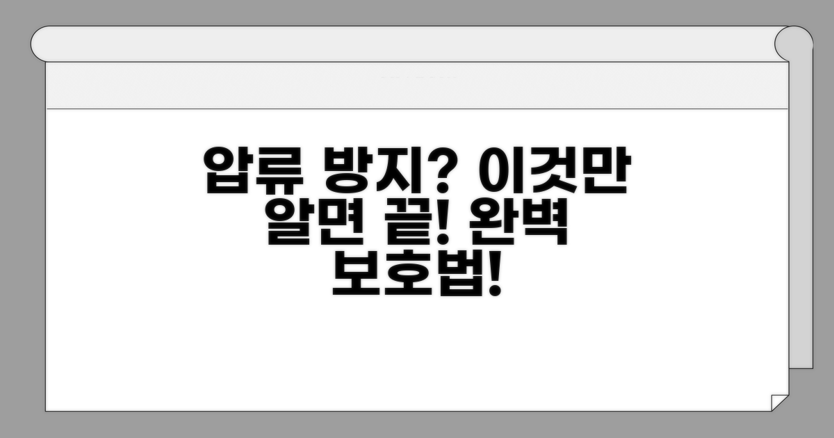 압류 방지 완벽 보호법 상세 안내