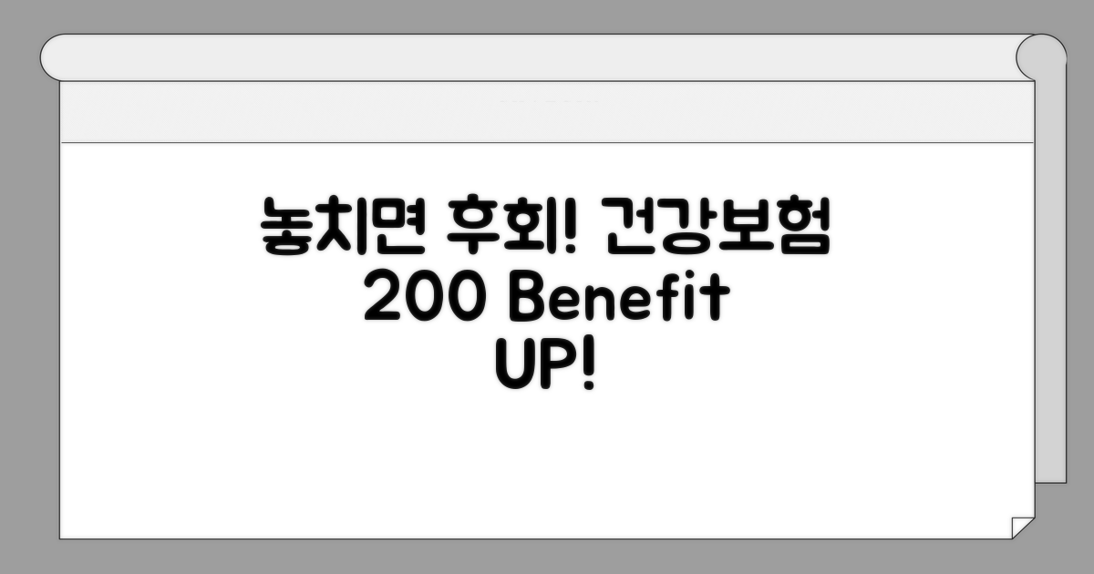 건강보험 혜택 200% 활용법