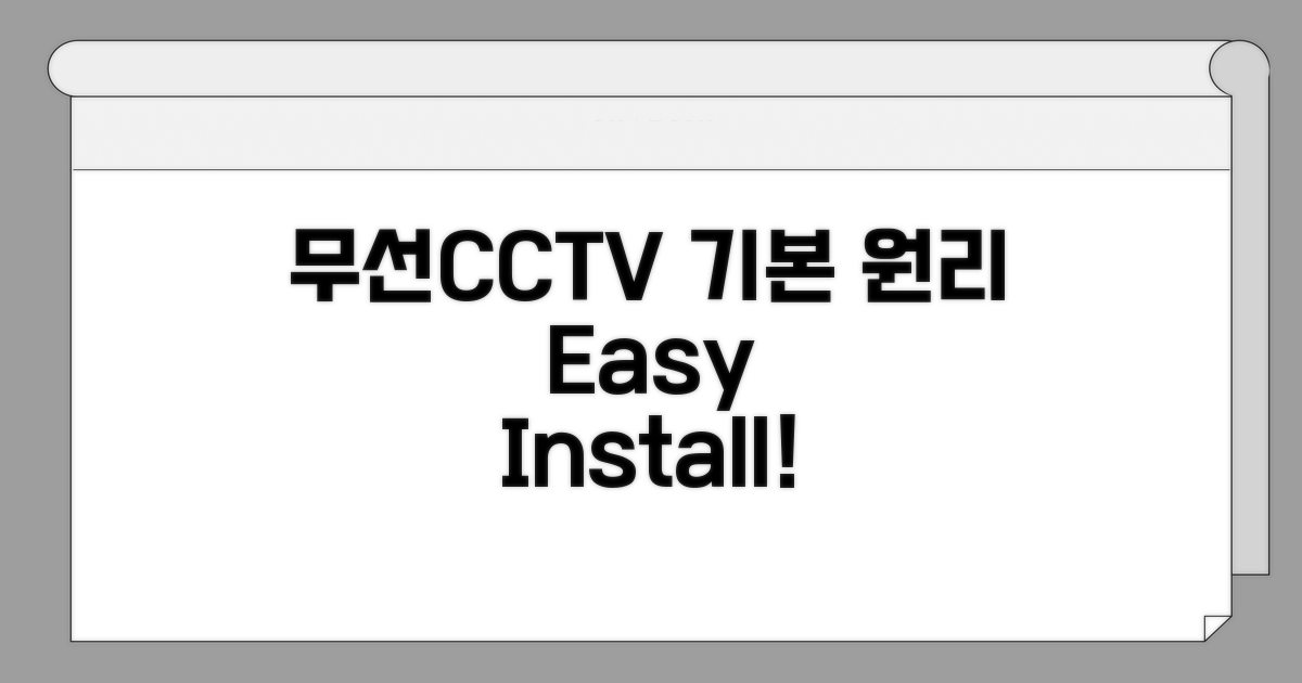 무선CCTV 설치 기본 원리