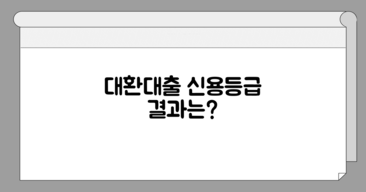 대환대출, 신용등급에 미치는 영향