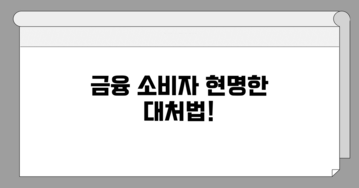 금융 소비자, 똑똑하게 대응하기