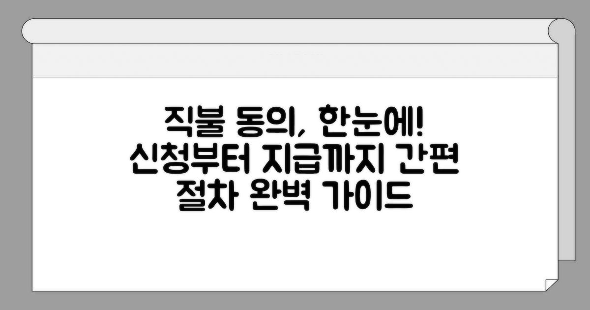직불 동의, 신청부터 지급까지 절차