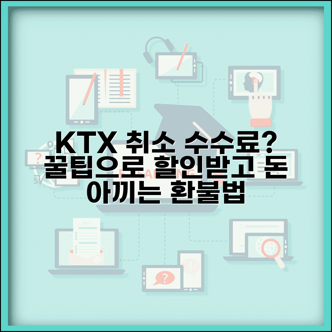 취소 수수료 KTX 할인 받기 | 수수료 절약 팁과 환불 노하우