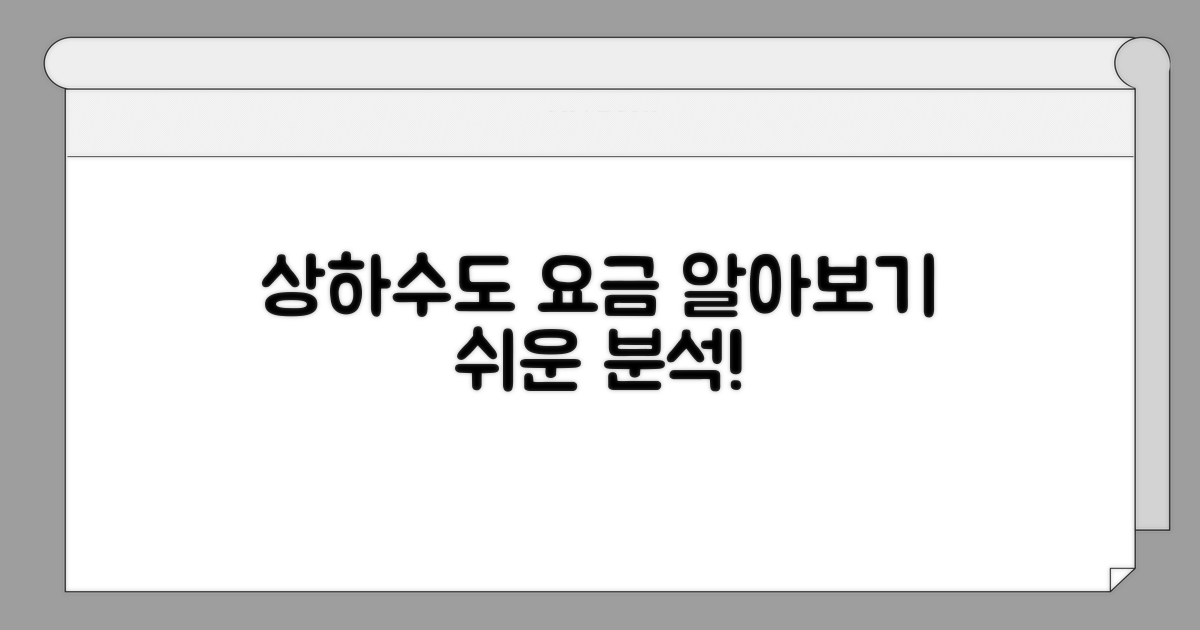 단계별 상하수도 요금 상세 분석