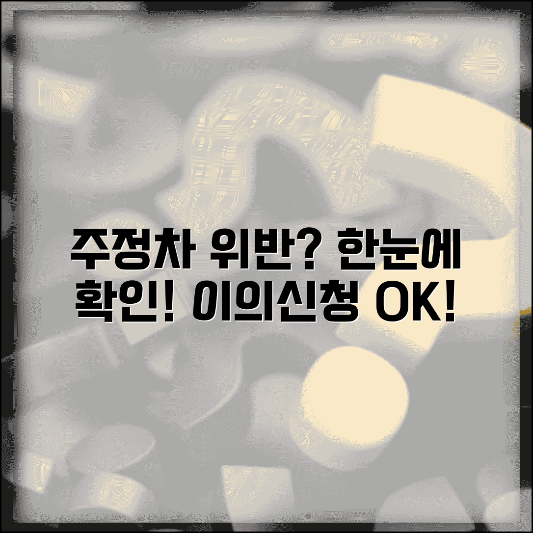 주정차 위반 확인 방법 총정리와 이의신청 가이드