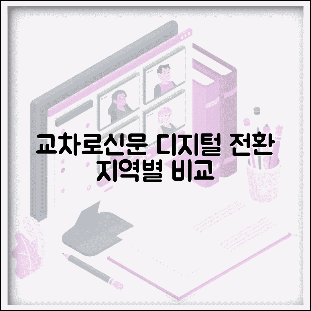 교차로신문 디지털 전환 현황 지역별 비교 분석