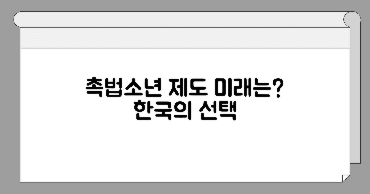 한국 촉법소년 제도 전망