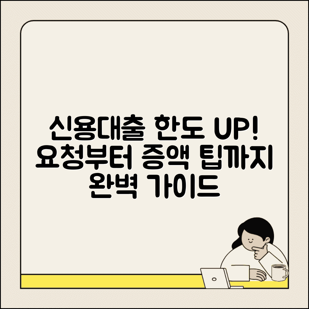 신용대출 한도 재조정 요청 방법 | 증액요청 절차, 한도 올리는 팁 총정리