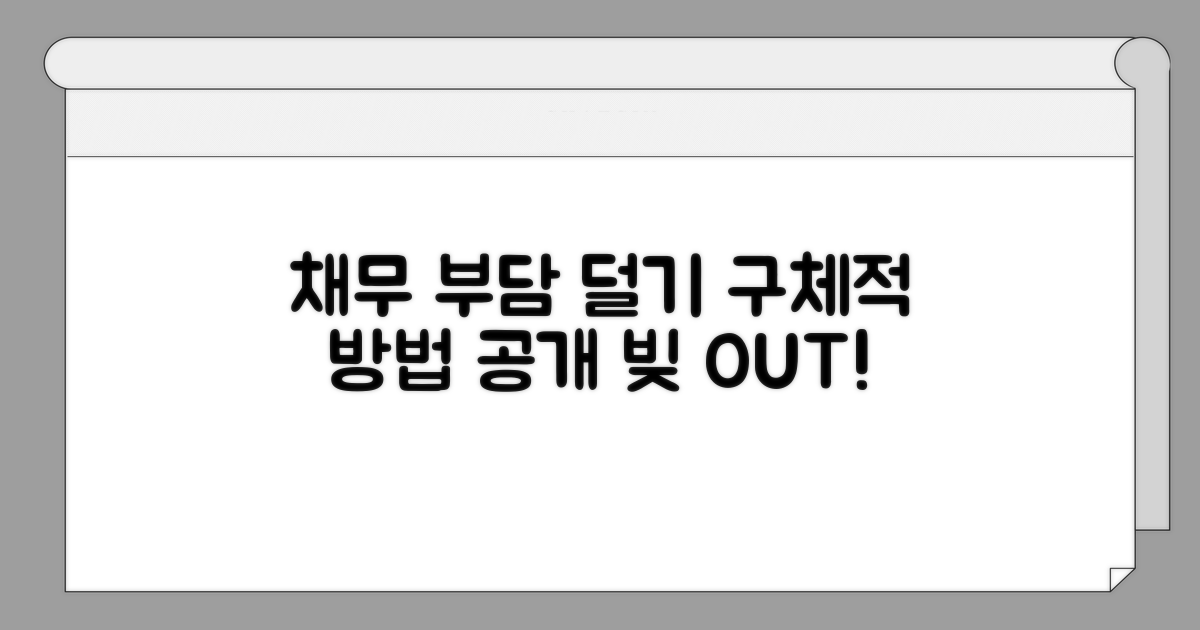 채무 부담 나누는 구체적 방법