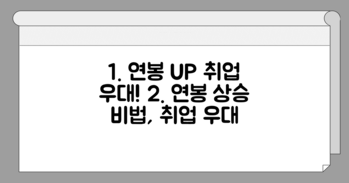연봉 상승과 취업 우대, 어떻게?