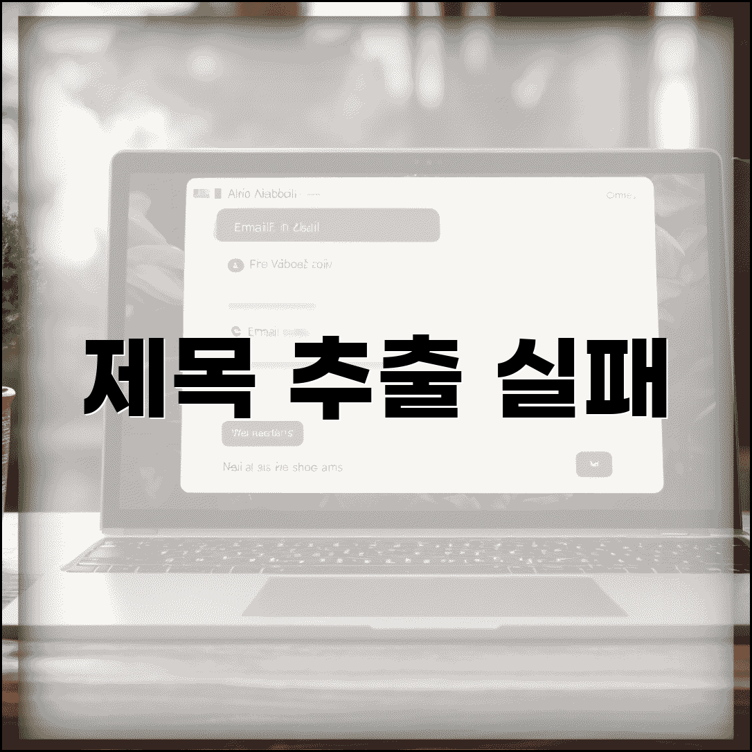 제목 추출 실패