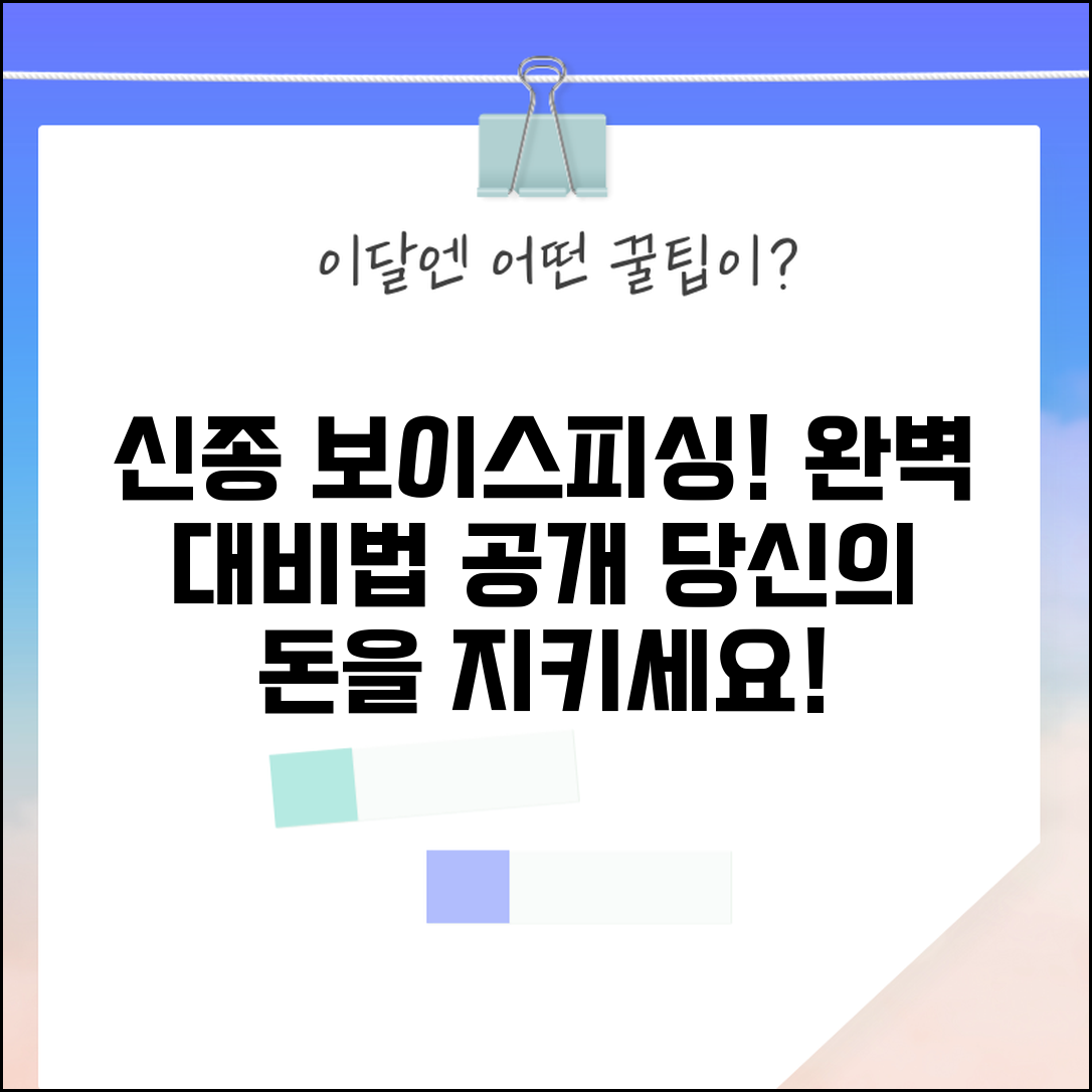 신종보이스피싱사기 최신 수법 대응 | 신종 보이스피싱 완벽 대응법