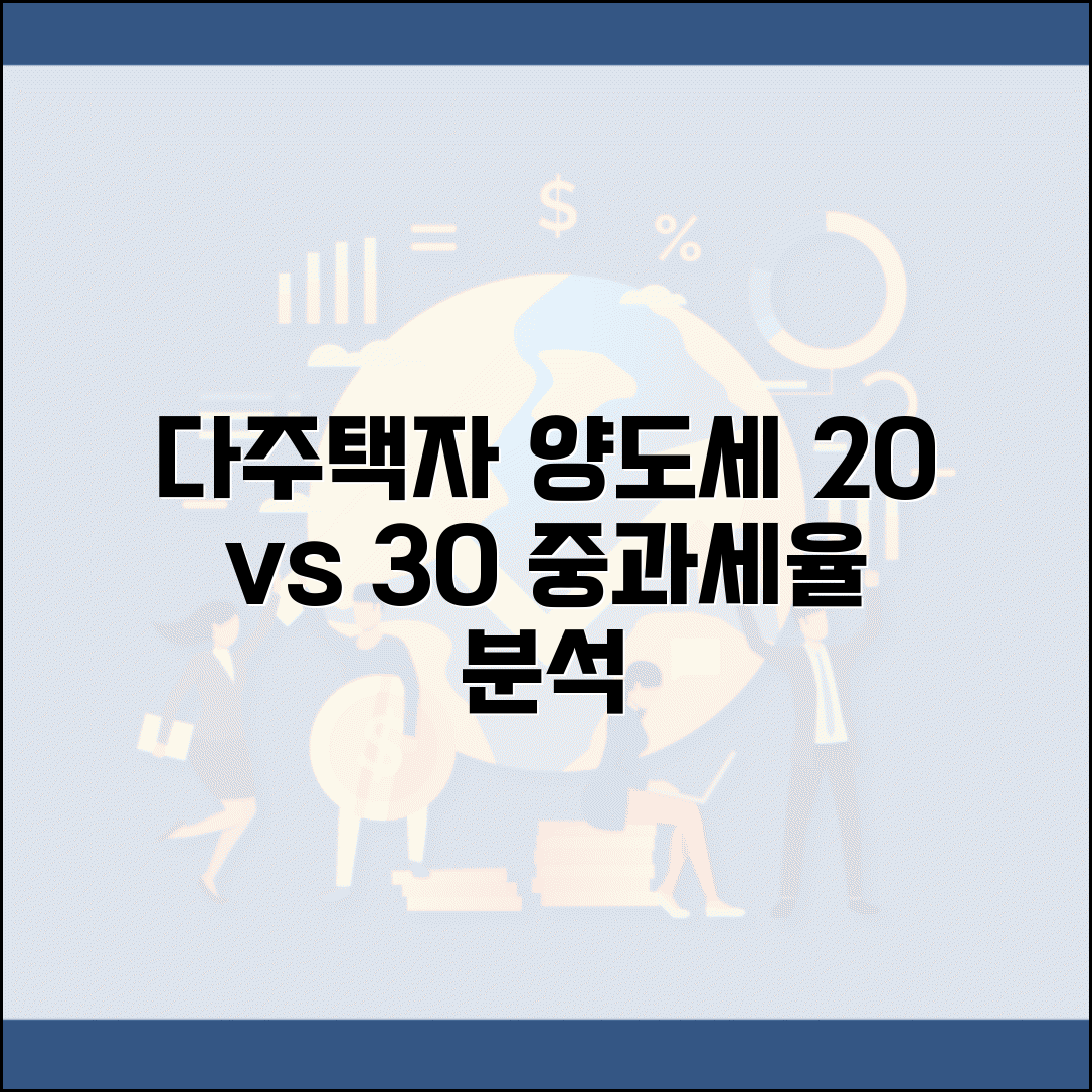 다주택자 양도세 중과 세율 | 다 주택자 양도세 20% 30% 중과