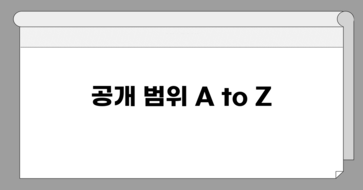 친구 공개부터 전체 공개까지