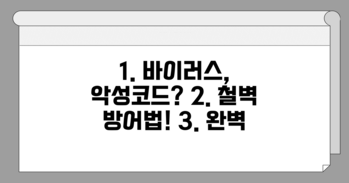 바이러스와 악성코드, 막는 법