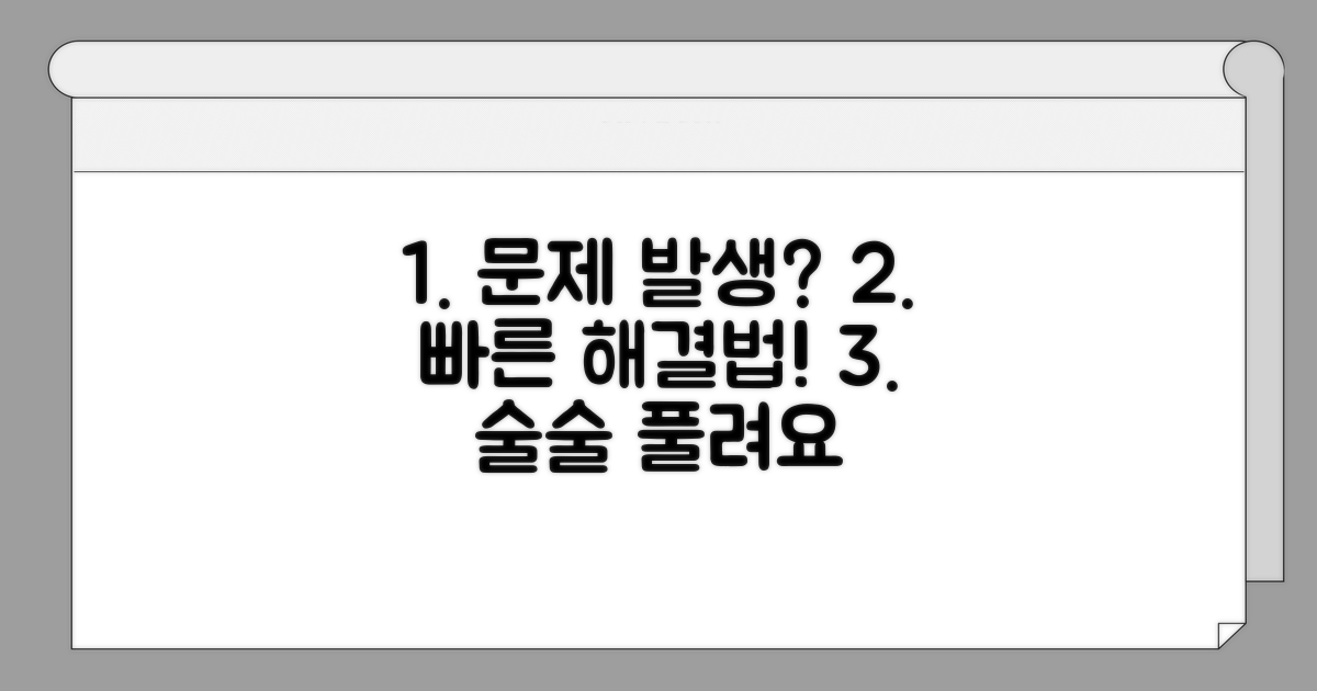 문제 발생 시 대처법 알아보기