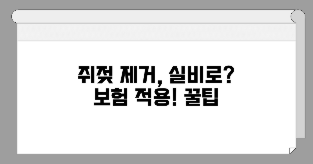 쥐젖 제거, 실비보험 적용 확인법