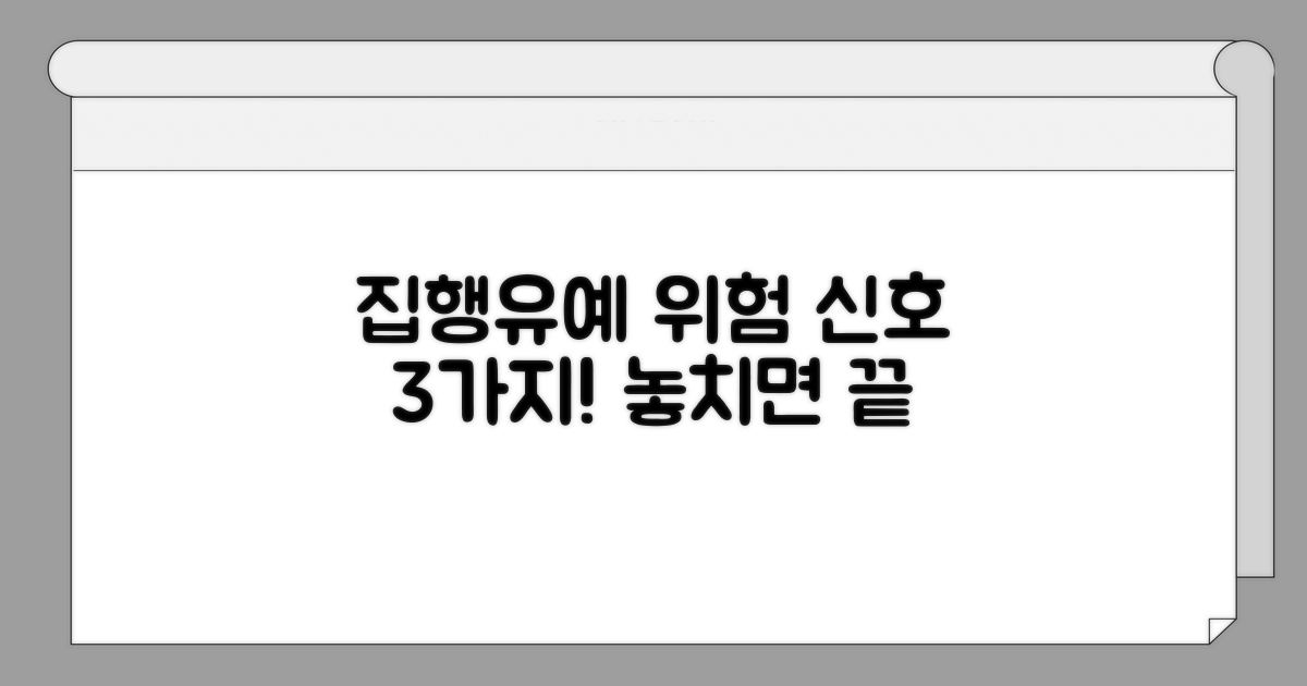 주의해야 할 집행유예 위험 요소