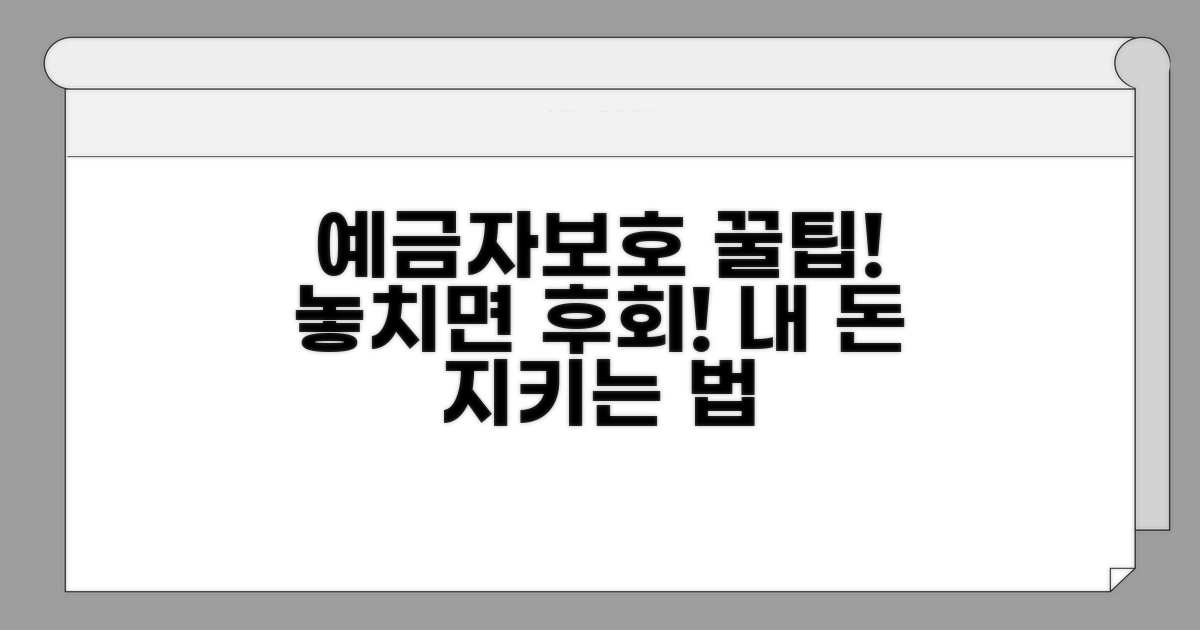 내 돈 지키는 예금자보호 신청 방법