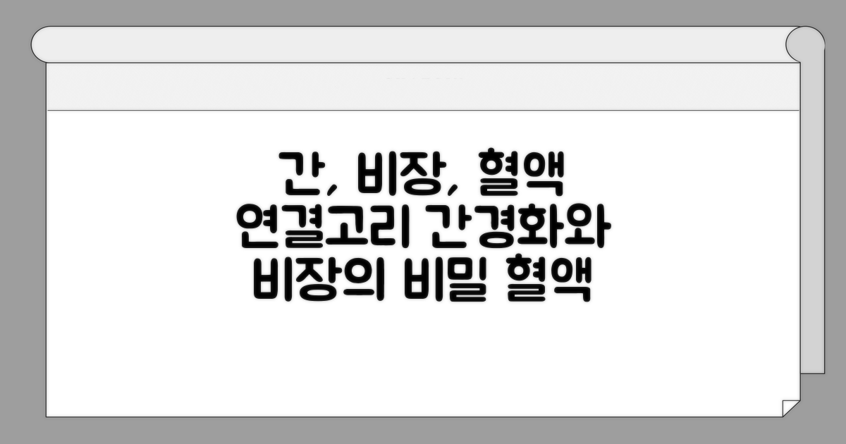 간경화와 혈액 질환, 비장과의 관계