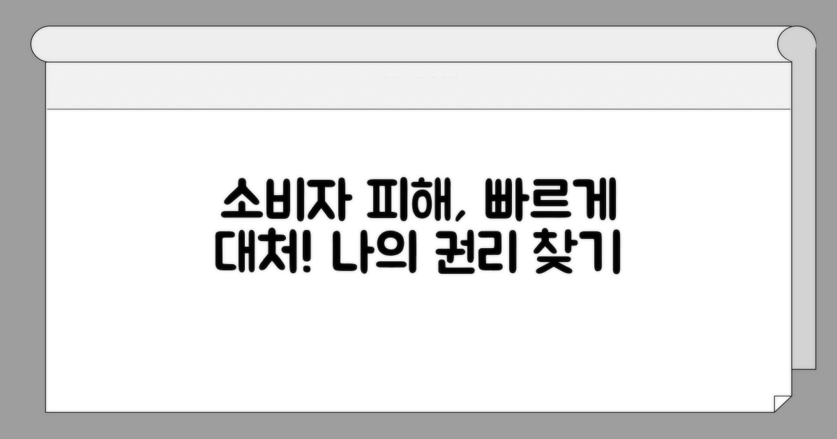 소비자 피해 시 대처법