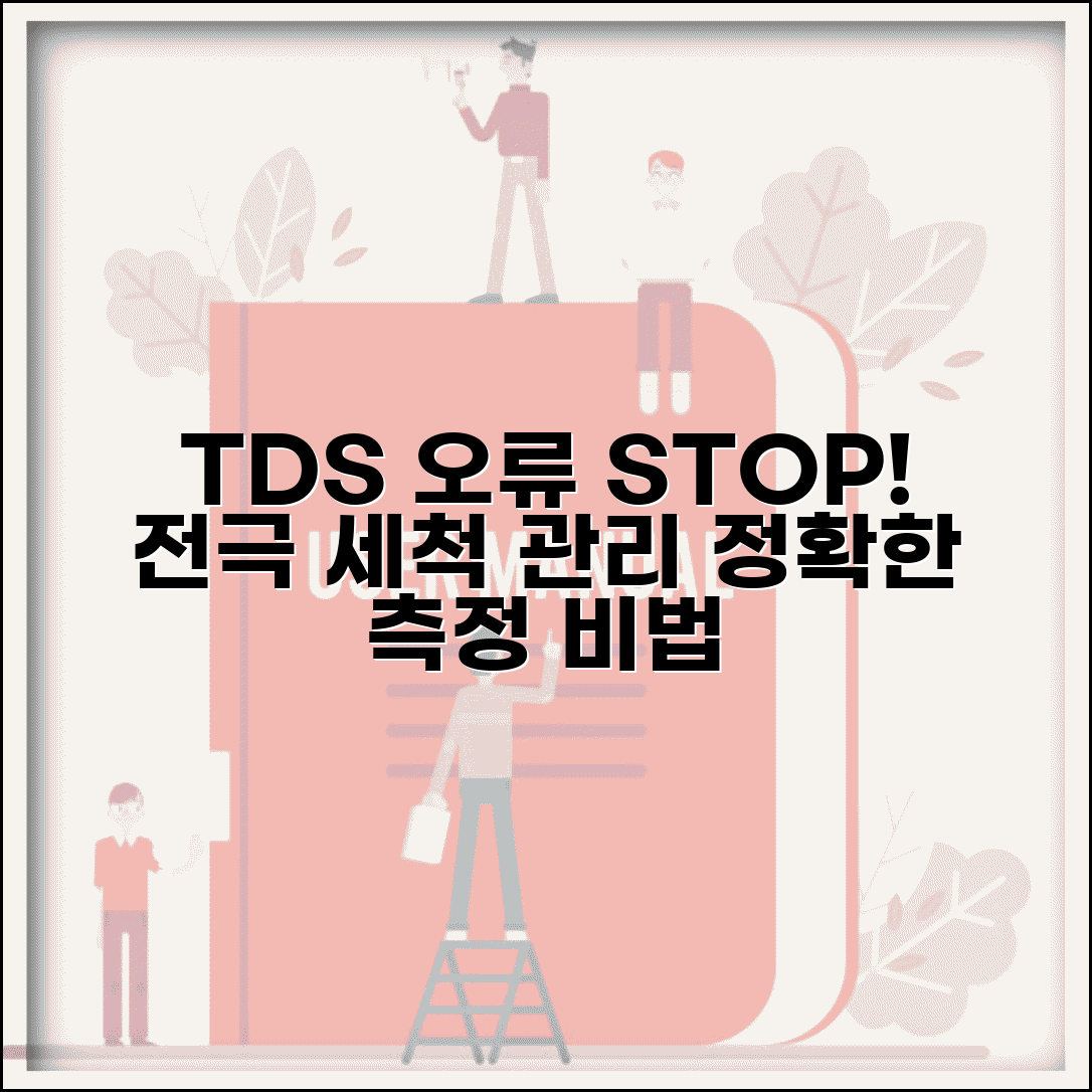 수질 측정기 TDS 오류 해결 | TDS 미터 전극 세척 방법 및 주의사항 총정리