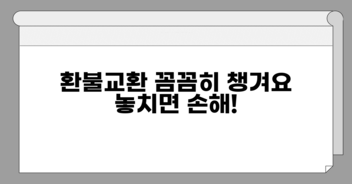 환불 및 교환, 꼼꼼히 챙겨보세요