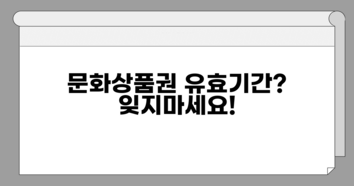 문화상품권 유효기간, 언제까지?