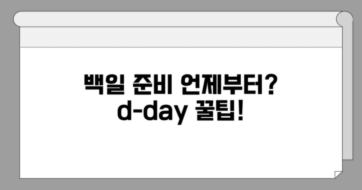 백일 준비, 언제부터 시작할까?
