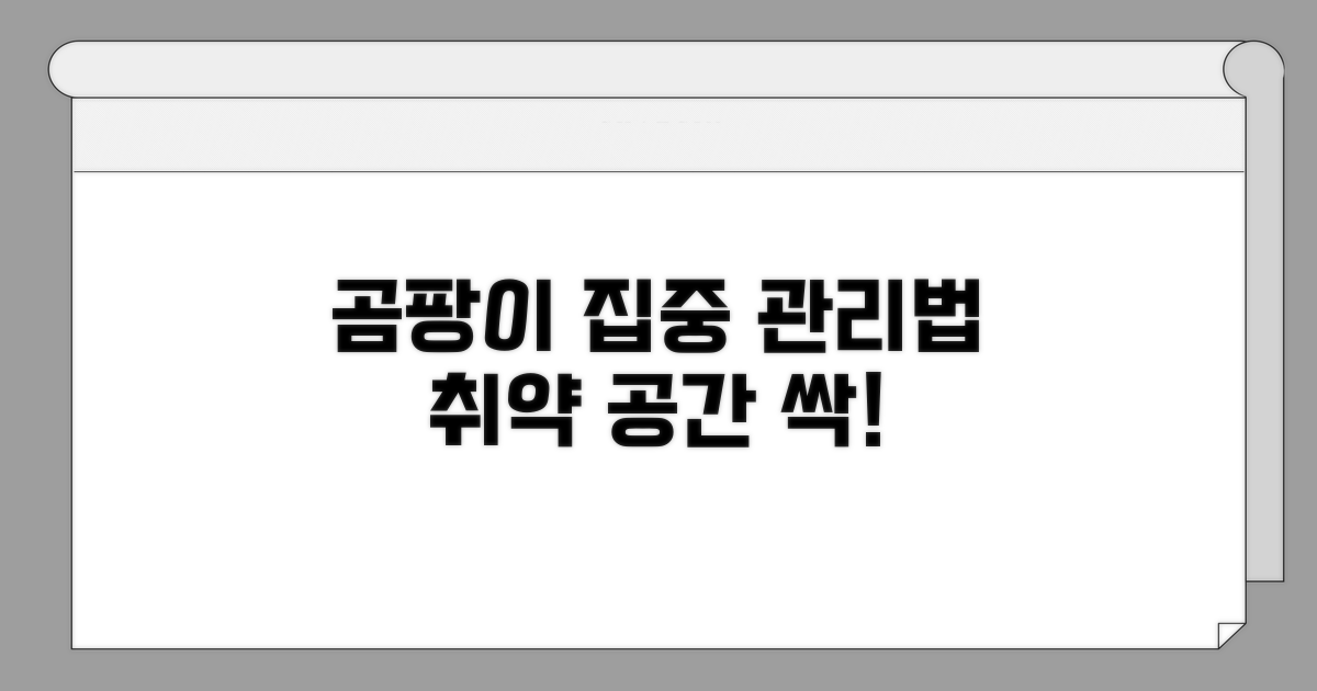 곰팡이 취약 공간 집중 관리법