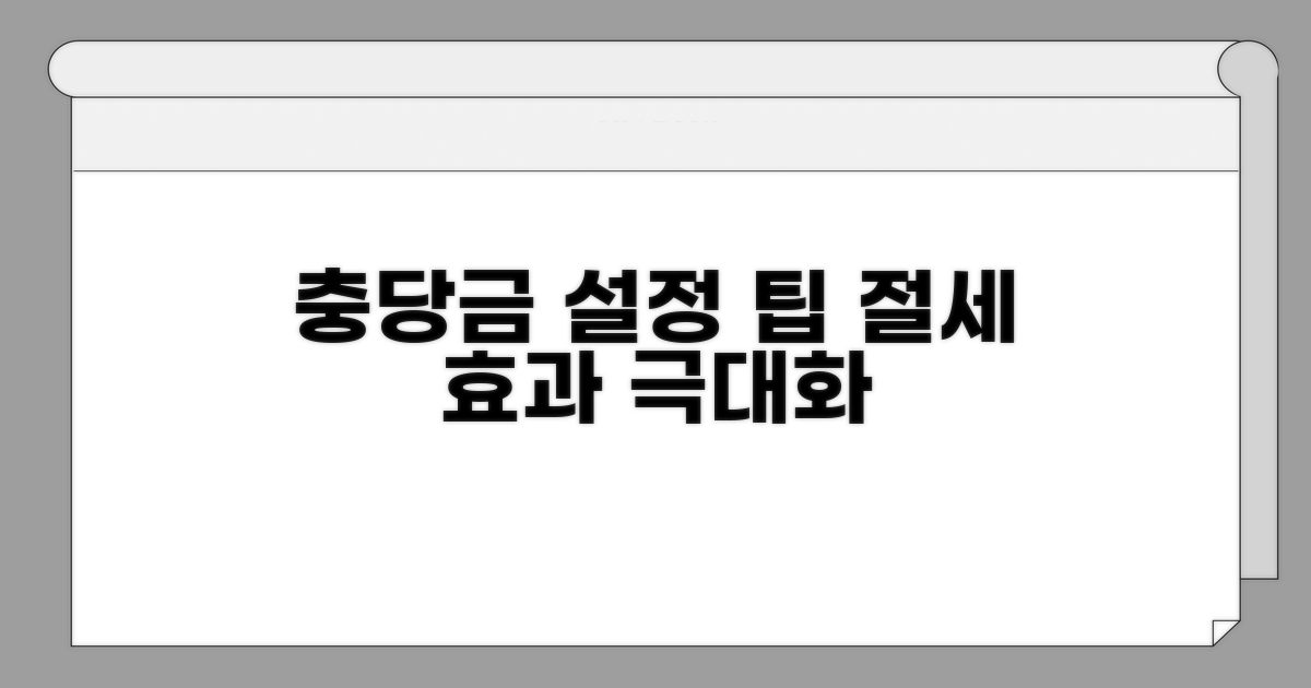 충당금 설정 기준과 절세 팁 공개