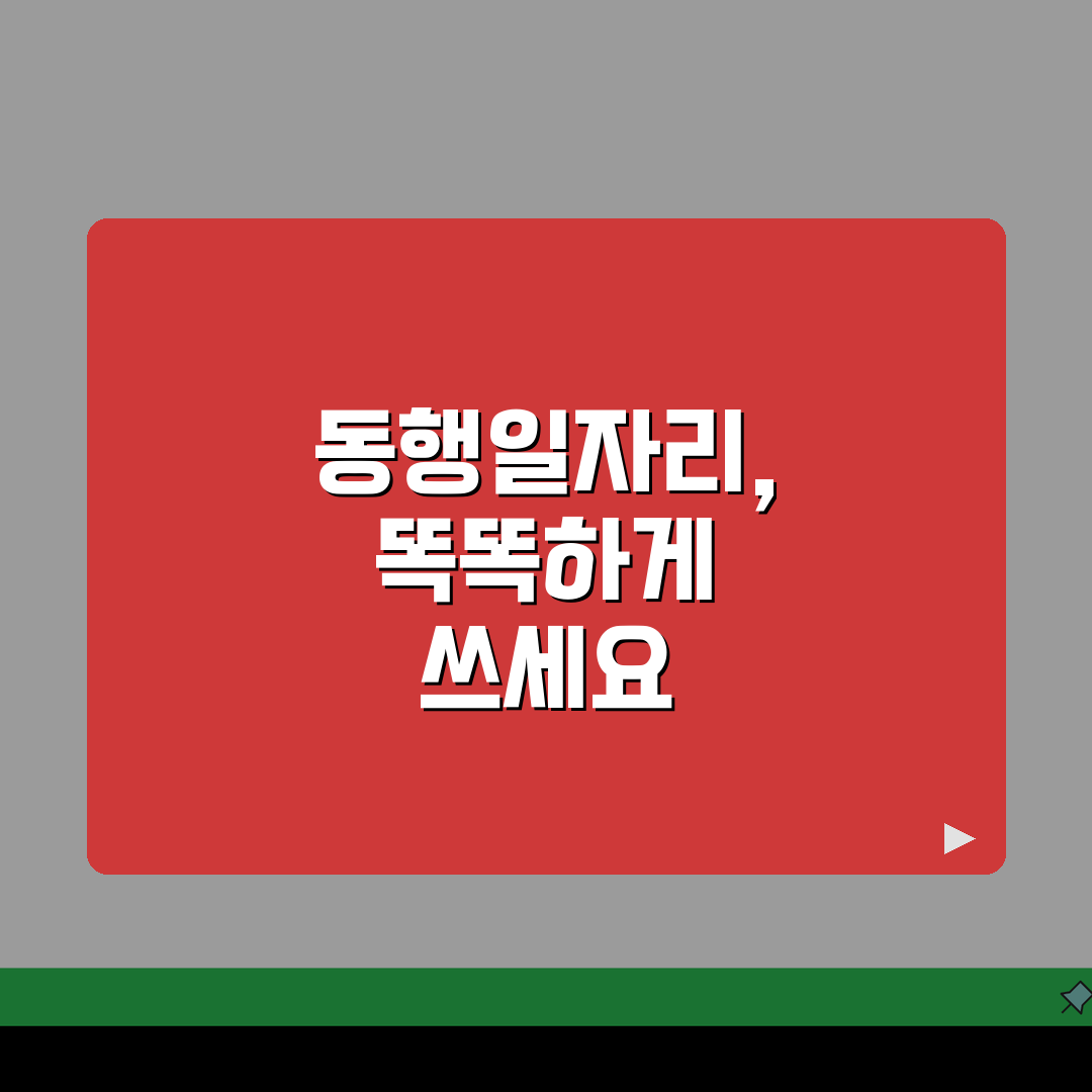 속초시청 홈페이지 일자리센터 공공근로 동행일자리 채용 정보 바로가기 꿀팁